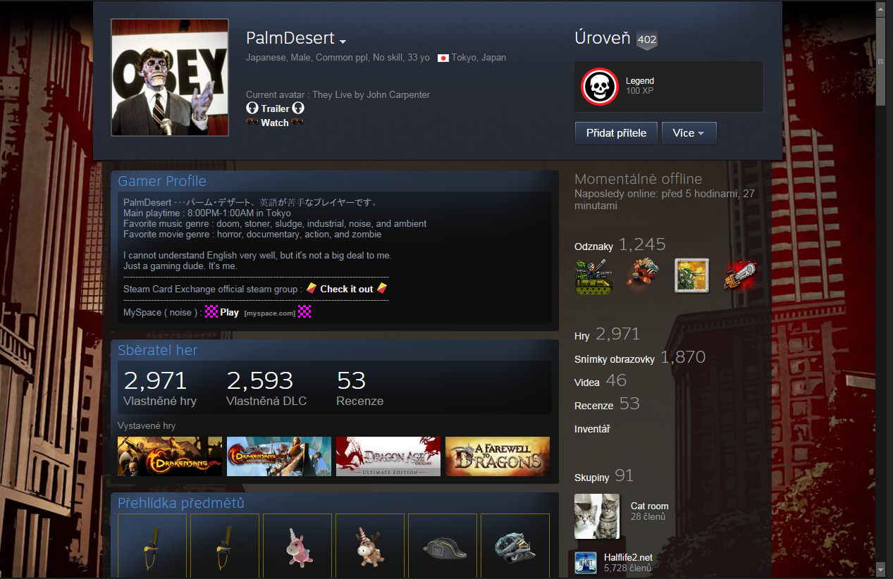 steam profil